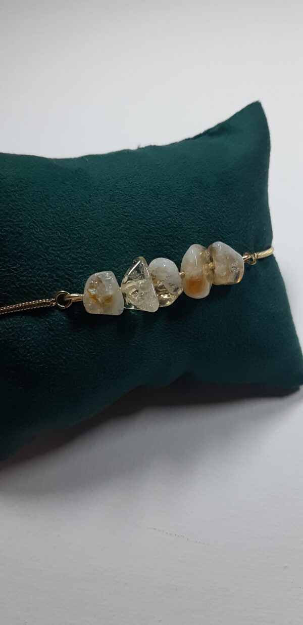 Bransoletka z CYTRYNEM, SUKCES, RADOŚĆ