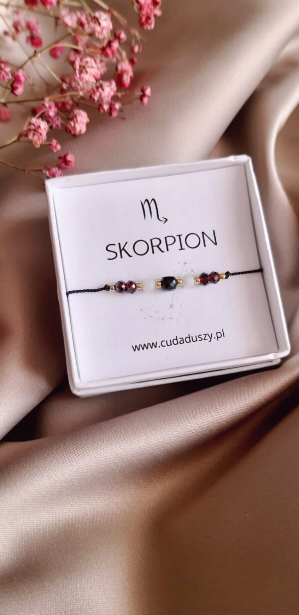 SKORPION Bransoletka Zodiakalna
