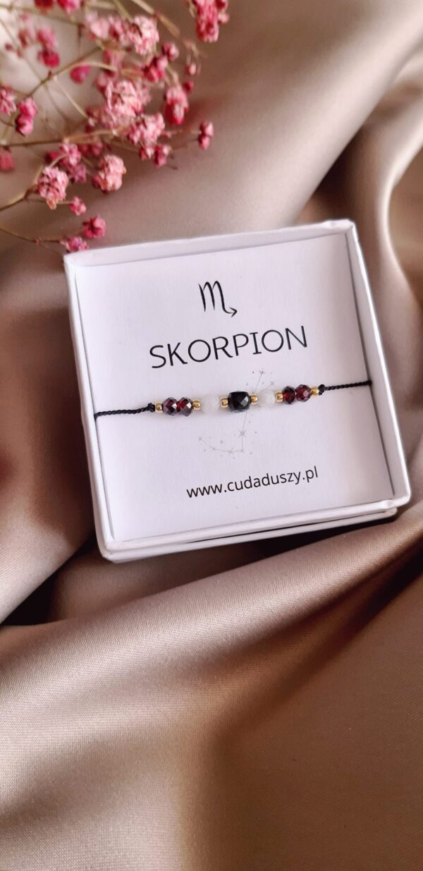 SKORPION Bransoletka Zodiakalna