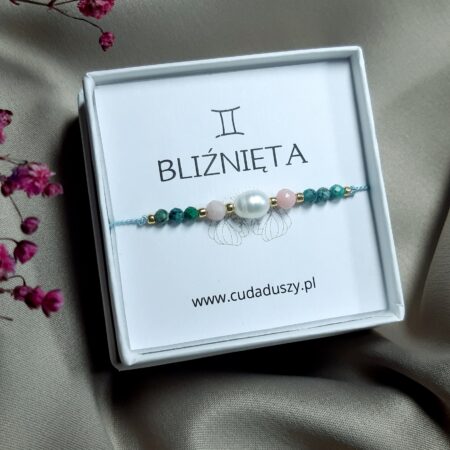 BLIŹNIĘTA Bransoletka Zodiakalna