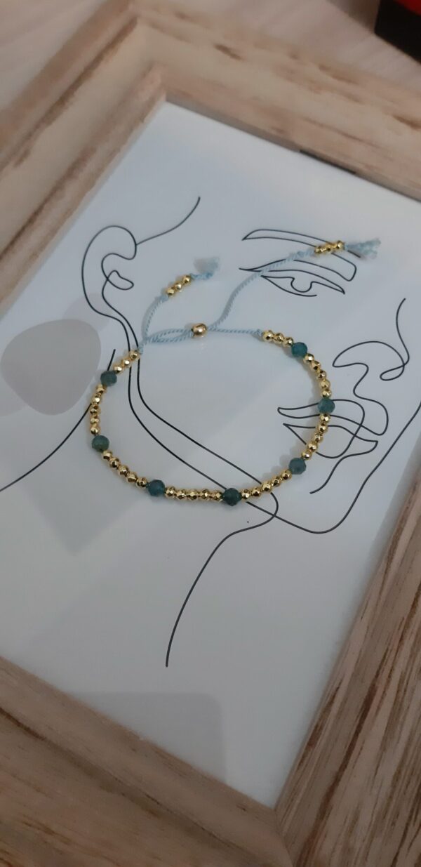 Bransoletka Apatyt Hematyt