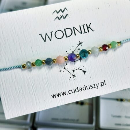 Zodiak: Wodnik (bransoletka personalizowana)