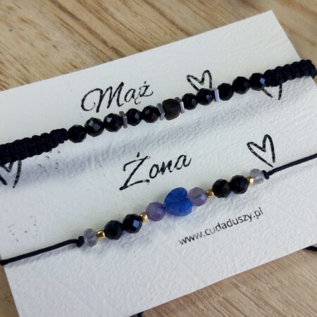 Bransoletki Personalizowane Mąż i Żona