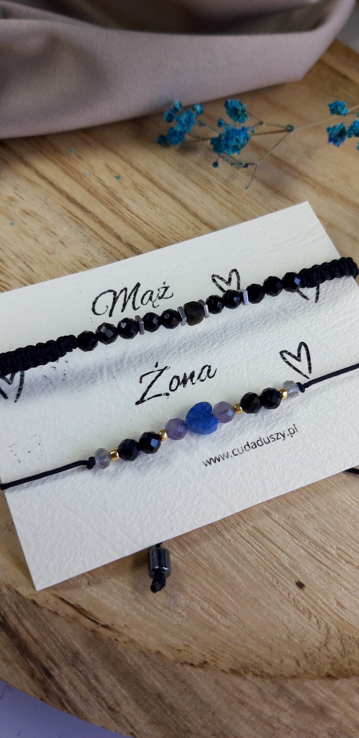 Bransoletki Personalizowane Mąż i Żona - obrazek 1