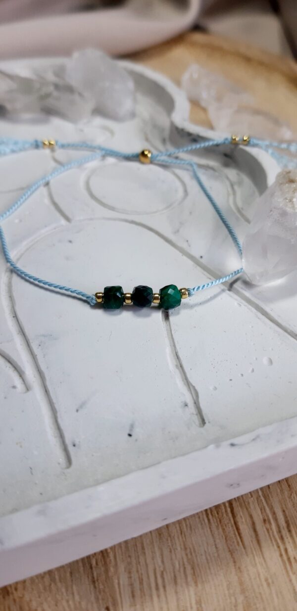 Bransolerka Malachit