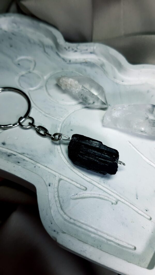 Brelok z Czarnym Turmalinem -Ochrona i Siła