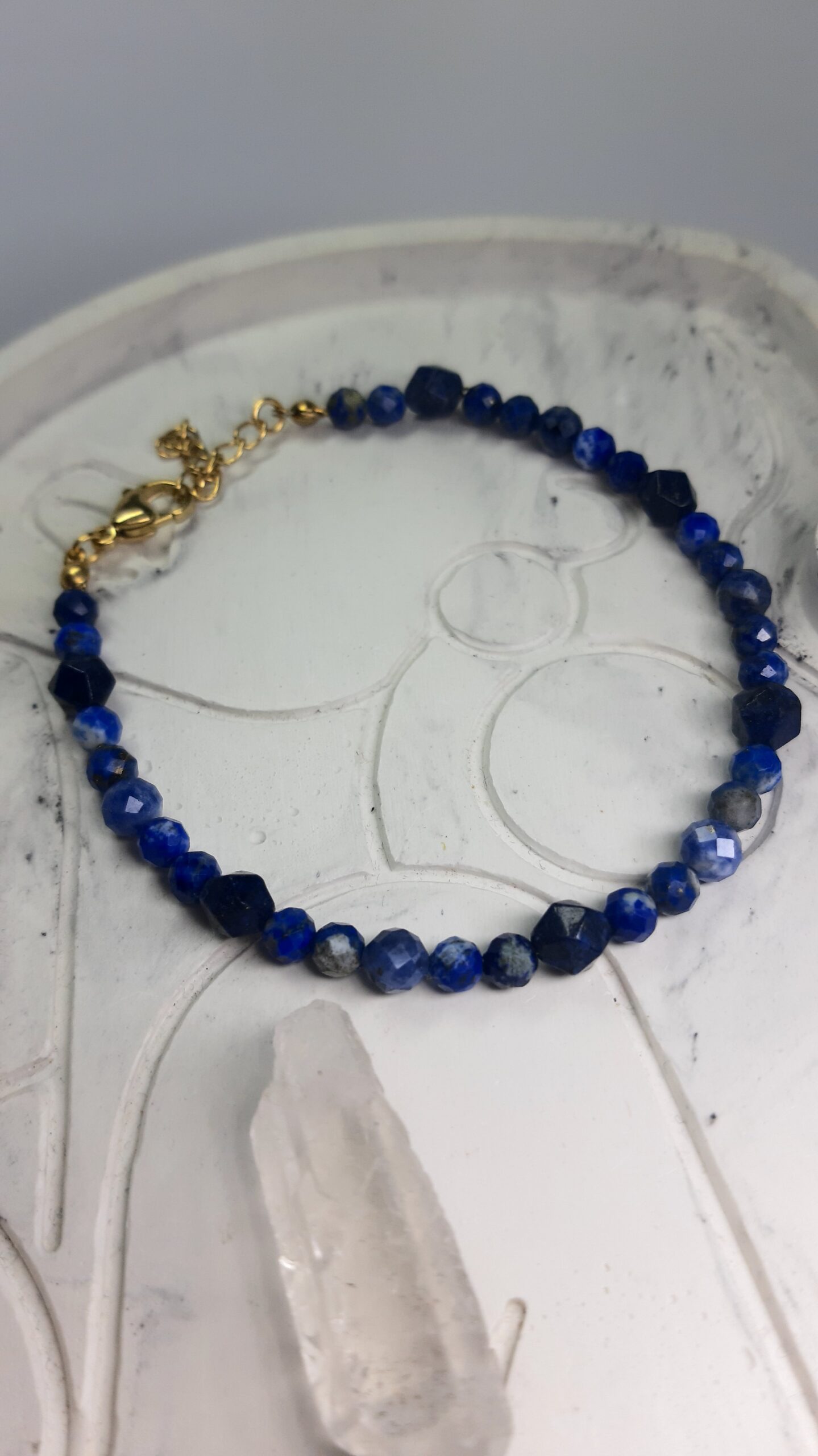 Bransoletka Mądrość i Spokój , lapis lazuli, sodalit.