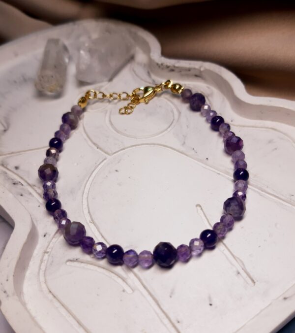 Bransoletka z Ametystu - Spokój, Intuicja, Ochrona