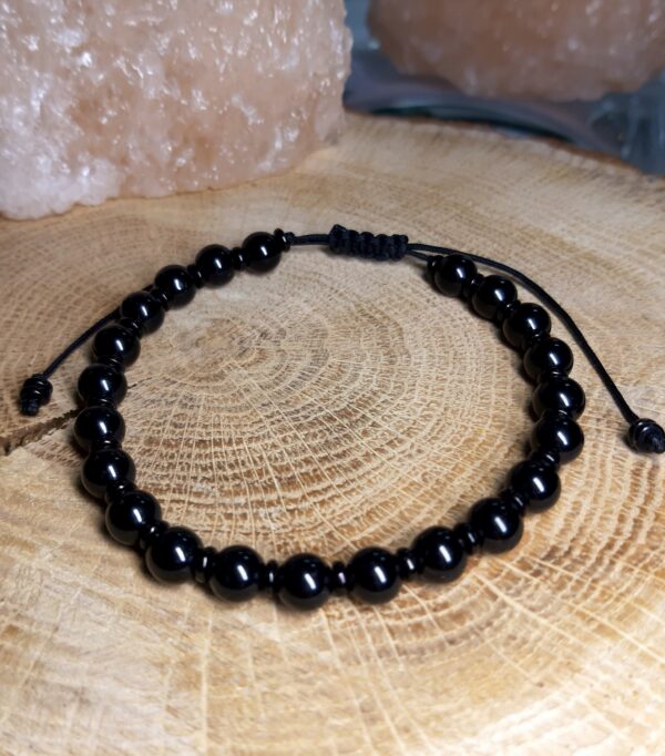 Bransoletka Ochrona, Talizman, Turmalin, Hematyt.