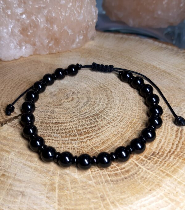 Bransoletka Ochrona, Talizman, Turmalin, Hematyt.