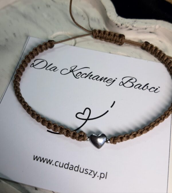 Dla Kochanej Babci i Kochanego Dziadka Serduszko Mocy, Komplet 2 szt.