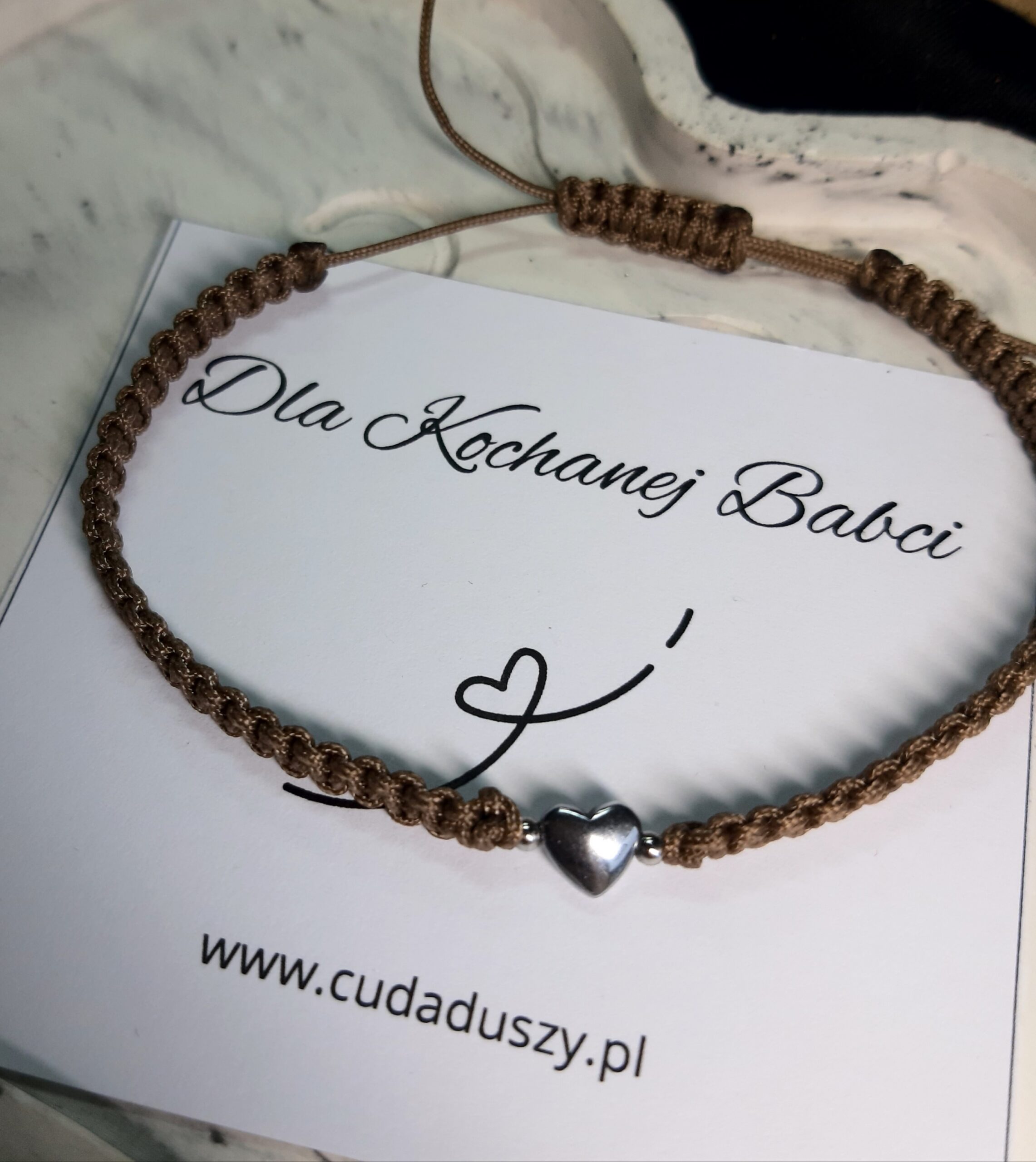 Dla Kochanej Babci i Kochanego Dziadka Serduszko Mocy, Komplet - obrazek 1