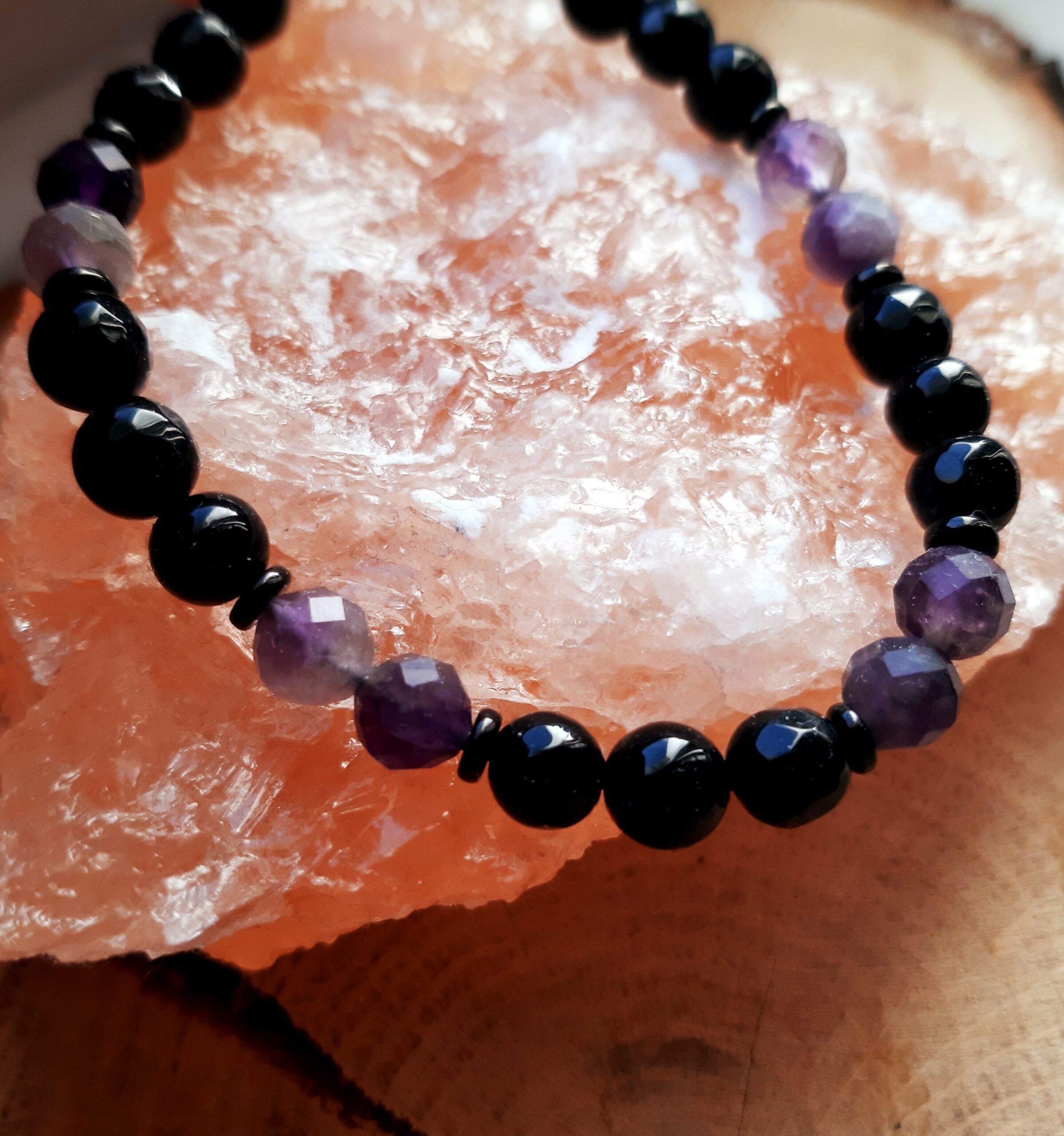 Talizman Równowagi i Ochrony – Onyks • Ametyst • Hematyt * Turmalin - obrazek 2