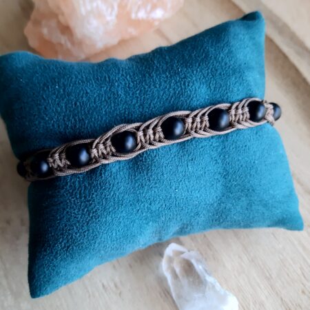 Bransoletka Onyks Czarny Matowy 6 mm Ochrona • Siła i Koncentracja