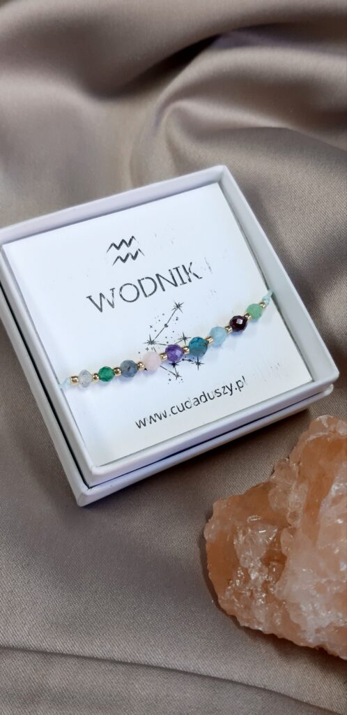 Zodiak: Wodnik (bransoletka personalizowana)